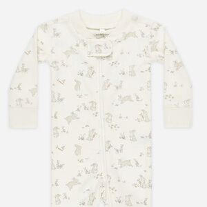 Quincy Mae bunnies footless pajamas